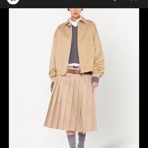 Banana Republic Beige A-Line Skirt